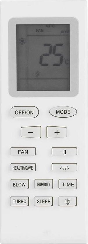 Airco afstandsbediening remote voor Gree (YB0Fx/YB1Fx)