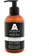 Hondenshampoo - Always Your Friend Organic Brightness - voor natuurlijke glans en geweldige textuur - zeer zuinig - 250 ml