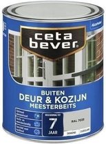 CetaBever Buiten Deur & Kozijn Meester Beits - Zijdeglans - RAL 7035 - 750 ml