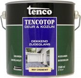 Tenco tencotop deur & kozijn dekkend zijdeglans crèmewit (RAL 9001) - 2 5 liter
