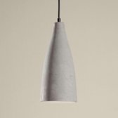 Lindby - hanglamp - 1licht - beton, metaal - H: 30 cm - E27 - beton grijs
