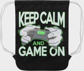 Hands of Gold Keep Calm and Game On vetertas / gymtas / rugtas