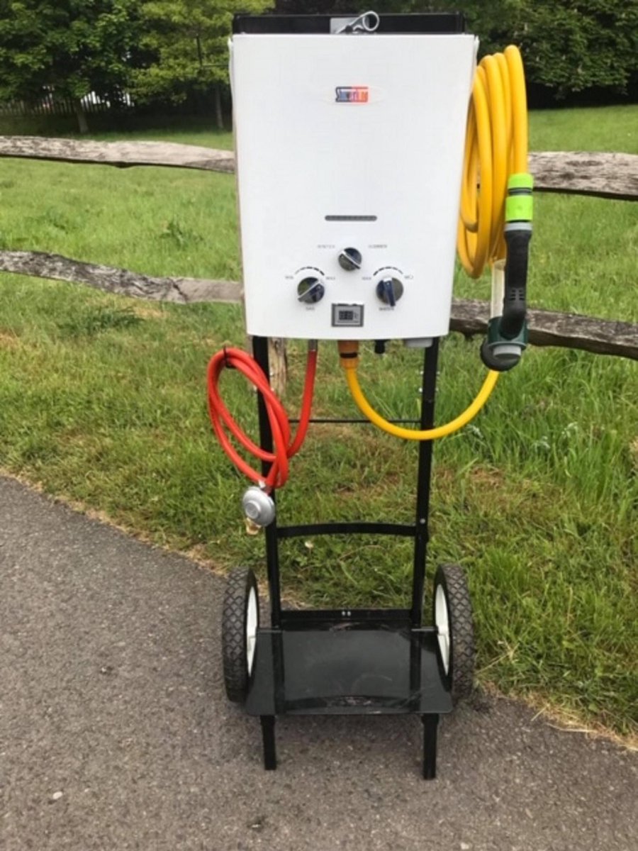 Mobiel Warm Water douche voor paard, camping,