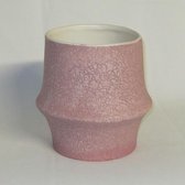 Bloempot / overpot Brynxz, oud roze, 16 x Ø 15 cm, waterdicht