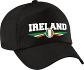 Ierland / Ireland landen pet / baseball cap zwart kinderen