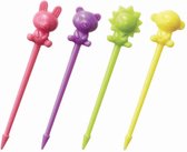 Bento Prikkers Coloured Animals - 20 stuks schattige dieren prikkertjes voor Lunchbox / Bentobox - decoratie