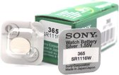 10 Stuks - Sony SR1116SW (366 / 365)  Zilveroxide horloge knoopcel batterij