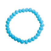 Melady Kralen Armband 30beads*8mm Groen Glas Rond Kralen Armband Dames Armbandjes Sieraden Dames