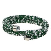Melady Kralen Armband Ø6-7cm (2mm) Groen Glas Rond Armband Dames Armbandjes Sieraden Dames