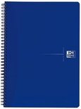 Duidelijk blauw Oxford A5 spiraalblok, 'Office Book' met logo.