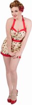 Dancing Days Playsuit -XL- NEW ROMANTICS Beige