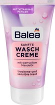 Balea Gezichtswascrème zacht - met toverhazelaar, honingdauwmeloenextract, vitamine E en amandelolie (150 ml)