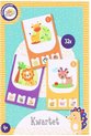 Afbeelding van het spelletje kwartet - kwartet voor kinderen - dieren - spelkaarten - kaarten - kaartspellen - kwartetten - spel - voor kinderen - vanaf 4 jaar