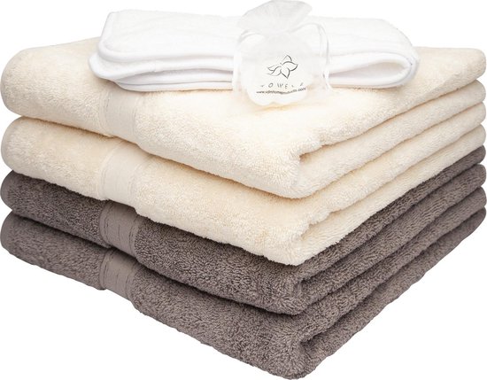 TOWELZ® Luxe hotel- & spa wellness handdoeken set 4XL - inclusief GRATIS...  | bol.com