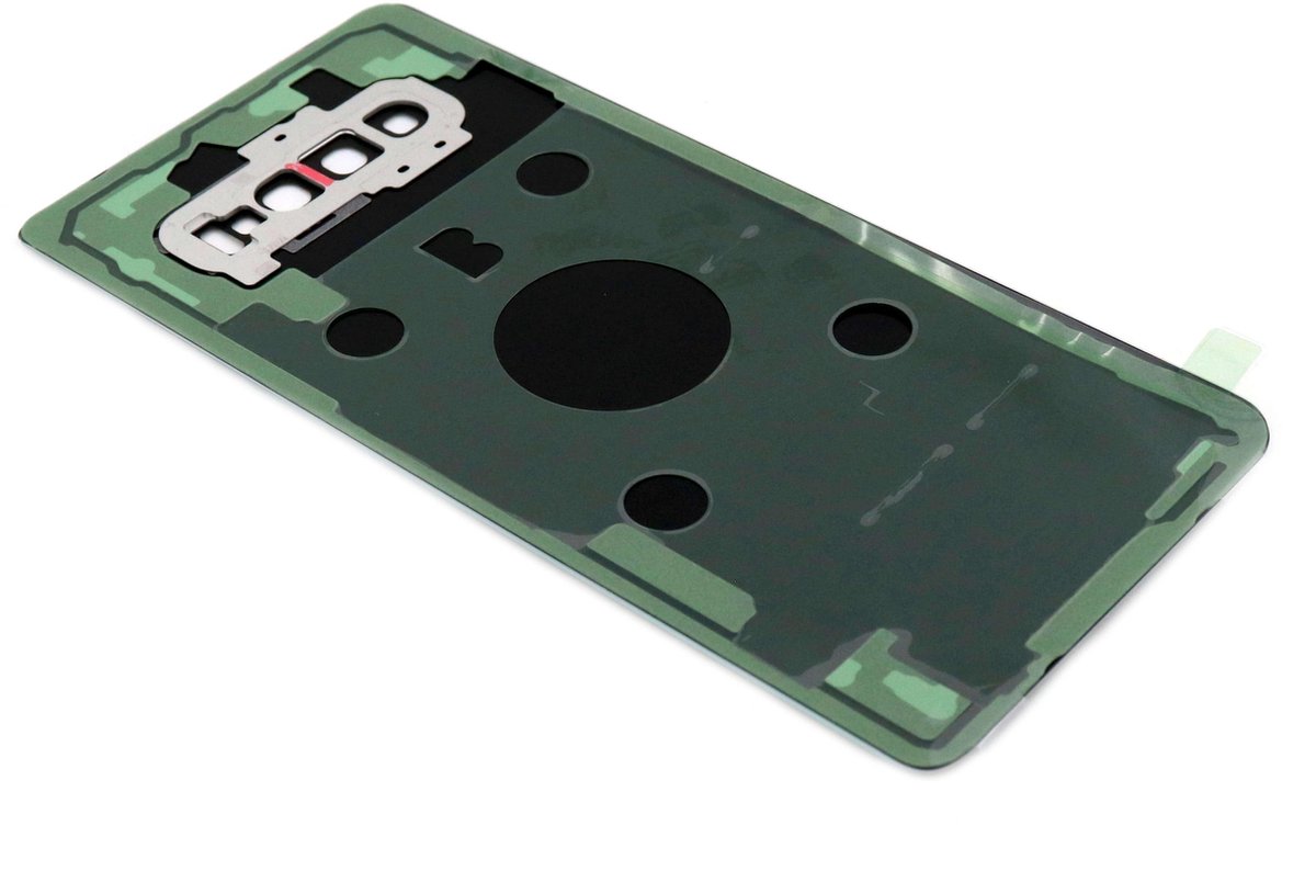 Voor Samsung Galaxy S10 Plus achterkant - batterij cover - zwart