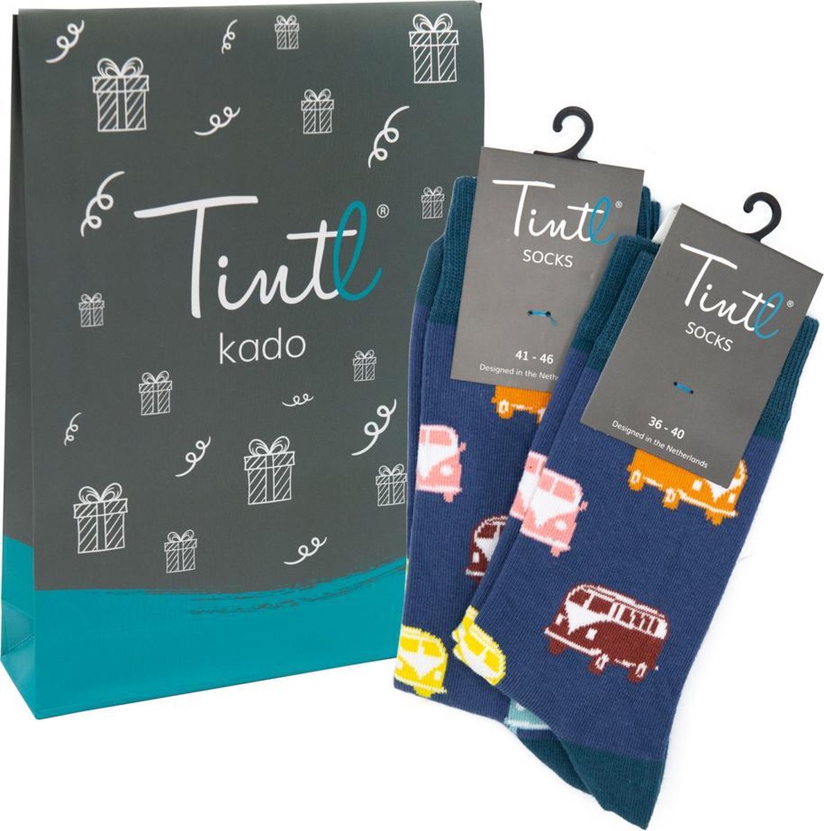 Tintl socks geschenkset unisex sokken | Twinning - Van (maat 36-40 & 41-46)