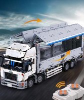 Vrachtwagen Vehicle Truck Container Bakwagen Technic Radiografisch Afstandbestuurbaar - 4128 bouwstenen