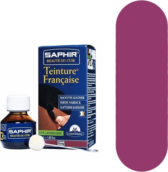 Saphir Teinture Francaise - peinture pour chaussures violet - Taille unique