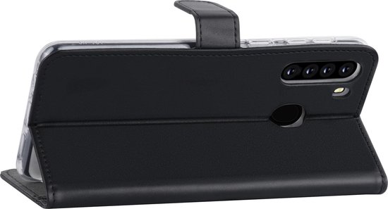 Coque Book Type Noire pour Samsung Galaxy A21 - Porte-cartes (A205F)