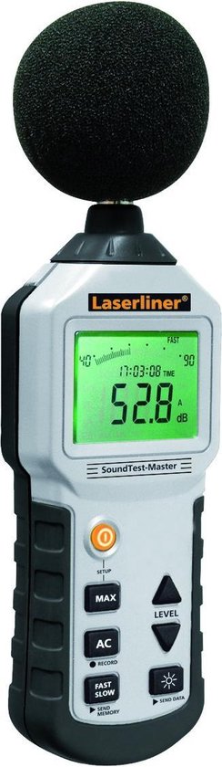 Laserliner SoundTest-Master Decibelmeter in koffer - 30-130dB - Laserliner