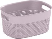 Kis Filo - Mand - Xs - Rose - 23,5x17,5xh12cm - (set van 4) En Yourkitchen E-kookboek - Heerlijke Smulrecepten