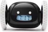 Clocky - Alarm Klok op Wielen - Zwart
