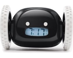 Clocky - Alarm Klok op Wielen - Zwart - CL-BLACK