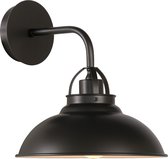 Lucide HAMOIS - Wandlamp - Ø 26 cm - 1xE27 - Grijs ijzer