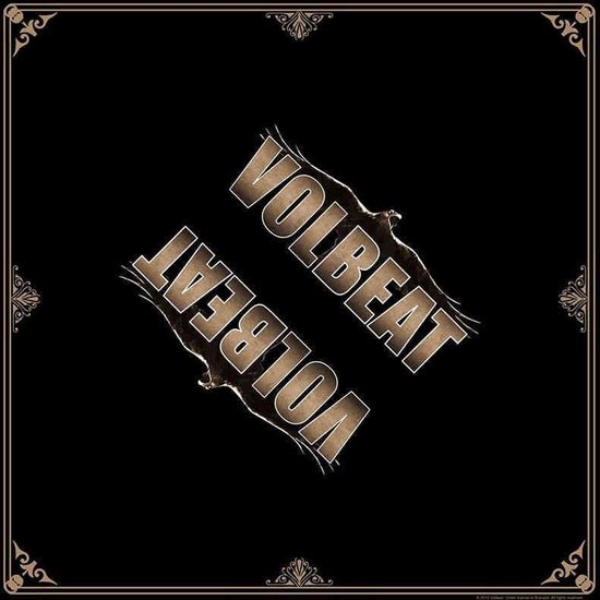 Volbeat - Raven Logo Bandana - Zwart