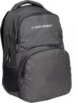 New-Rebels® BTS 2 With Laptop Compartment Zwart
