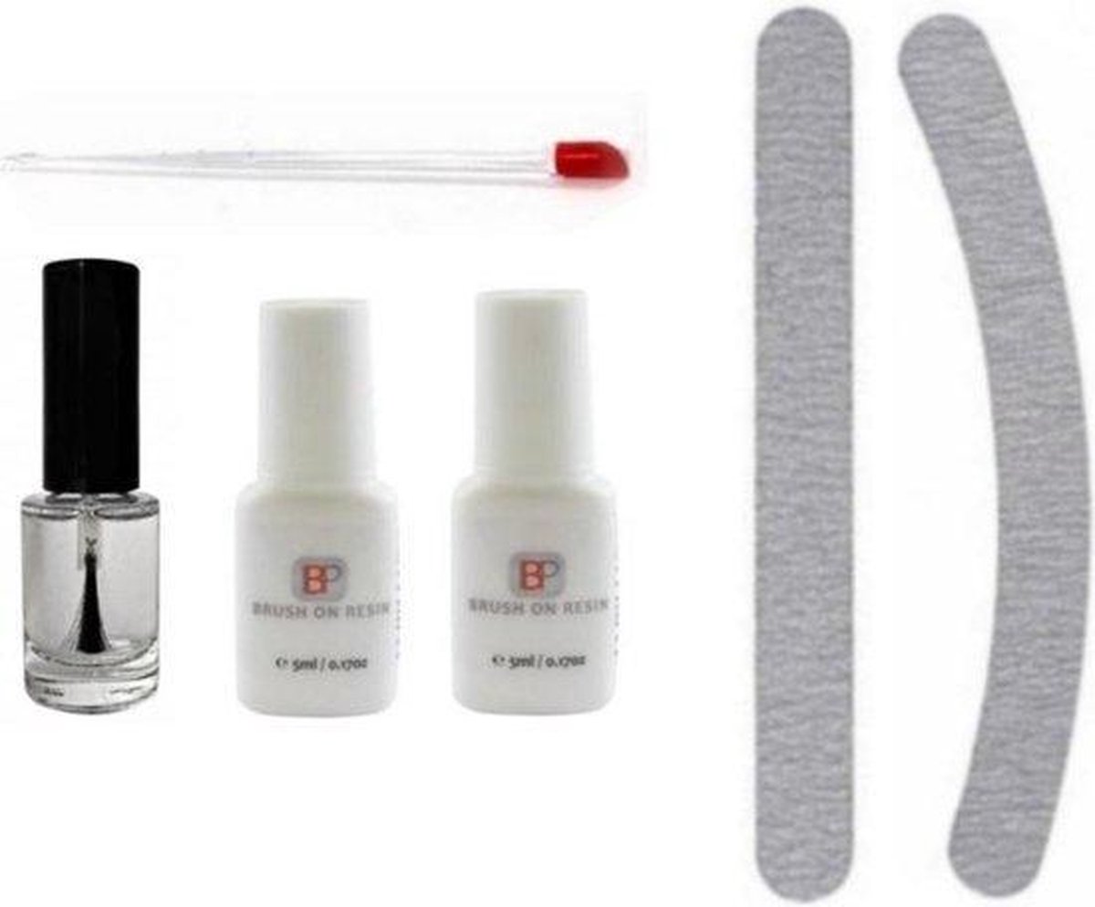 Goedkoopste Nepnagel Set - Starterpakket Nails - Nagellijm - Vijlenset - Nagelolie - Bokkenpootje - Nagelverzorging