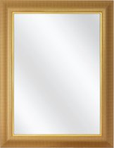 Spiegel met Lijst - Goud - 64 x 64 cm - Sierlijk - Gestreept