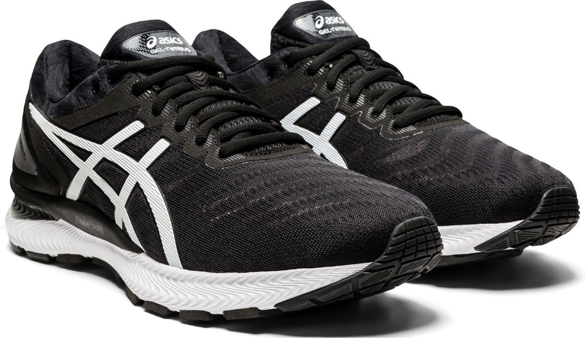ASICS GEL-Nimbus 22 Heren - Zwart / Wit - maat 43.5 | bol.com