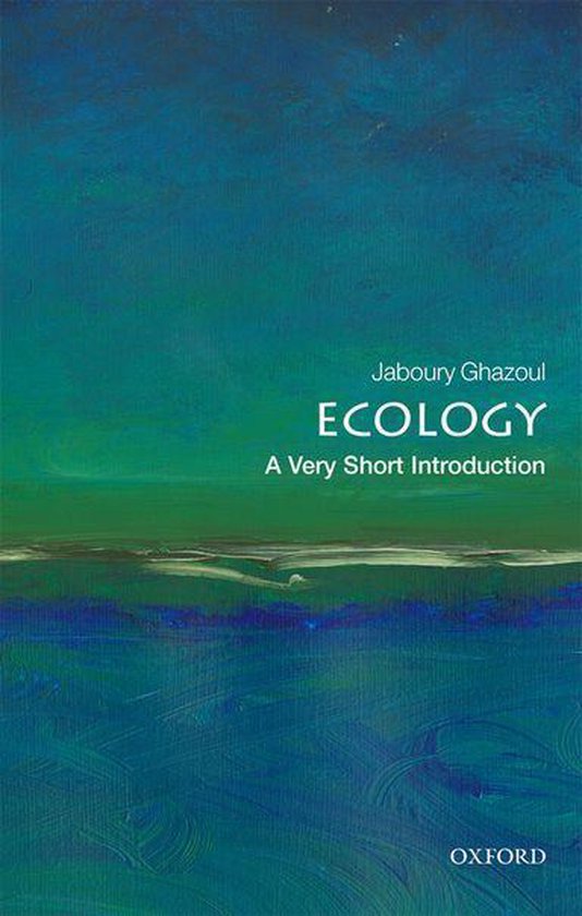 Very Short Introductions - Ecology - cover