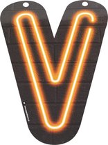 Neon Letter V 24cm