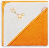 Funnies Badcape Junior 80 X 80 Cm Katoen Oranje