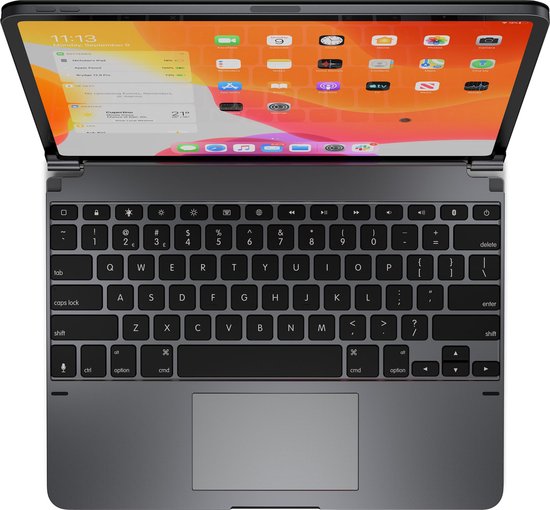 Brydge toetsenbord incl. Trackpad voor iPad Pro 12.9 (2018) en iPad Pro 12.9 (2020) - QWERTY - Space Grey - Brydge