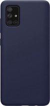 Nillkin Flex Silicone Hard Case voor Samsung Galaxy A51 - Blauw