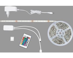 BRILONER - WiFi LED Strip 5m - via App en afstandsbediening werkbaar - Wifi vorr IOS en Android - RGB - bruikbaar met Amazon Echo en Google Home