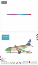 Bouwpakket Vliegtuig Passagiersvliegtuig Comac C919 hout- gekleurd