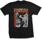 Pantera Heren Tshirt -XXL- 3 Albums Zwart