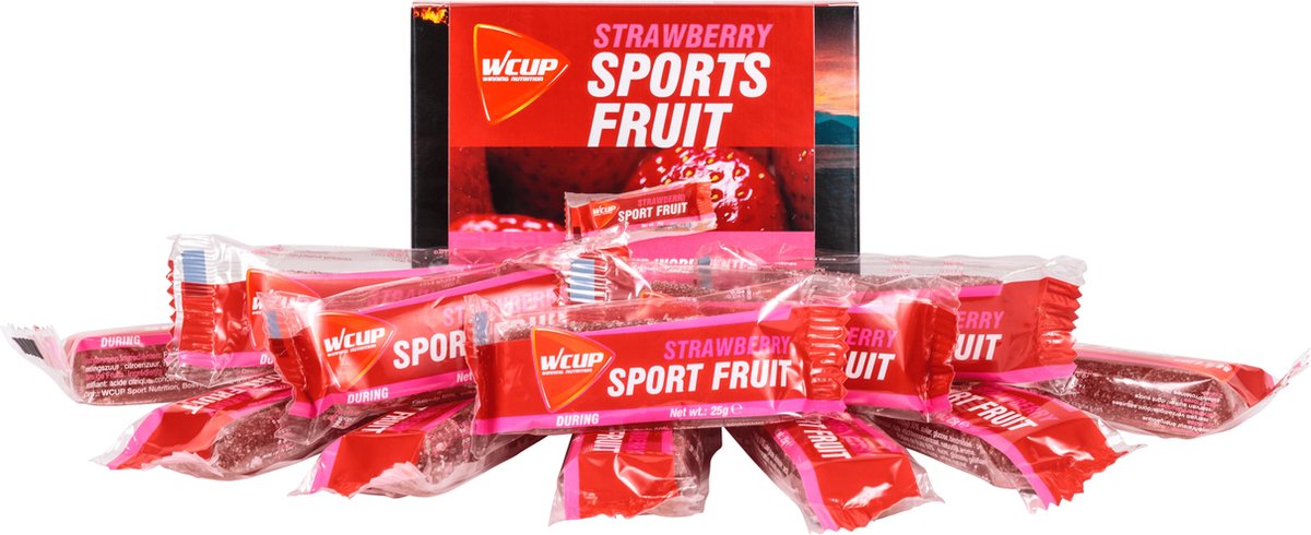 Wcup Sport Fruit Strawberry 10+2 stuks Gratis