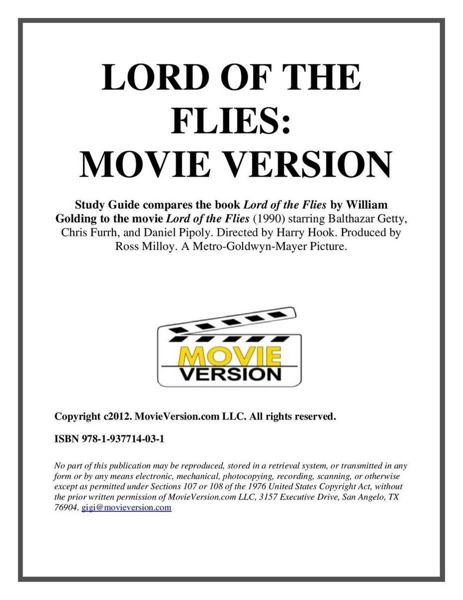 Lord Of The Flies Movie Version Ebook Cici Mack Boeken Bol Com