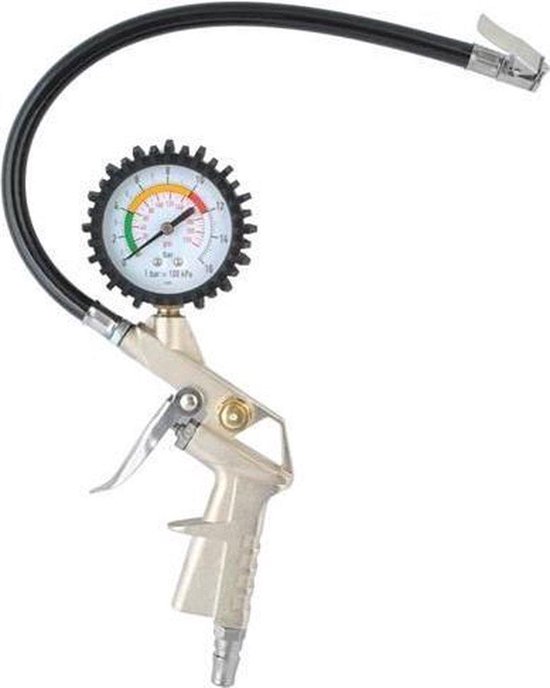 LOUZIR Compressor Bandenpomp Met Manometer - Autobanden Pomp Luchtpistool  Met... | bol.com