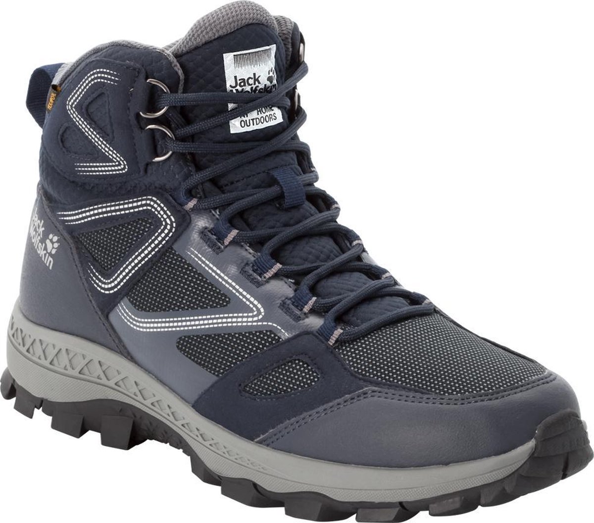 Jack Wolfskin Downhill Texapore Mid Wandelschoenen Heren Donker Blauw