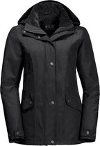 Jack Wolfskin Park Avenue Outdoorjas Dames - Black - Maat S