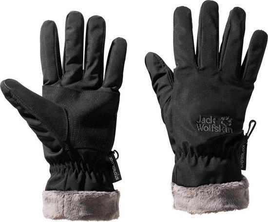 Jack Wolfskin Stormlock Glove Dames Handschoenen Black - Maat M | bol.com