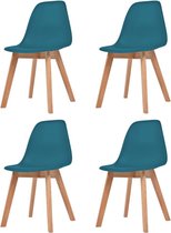 Eetkamerstoelen set 4 stuks  (Incl LW anti kras viltjes) - Eetkamer stoelen - Extra stoelen voor huiskamer - Dineerstoelen – Tafelstoelen