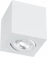 Beneito Faure Zio Opbouwspot Vierkant - 8x8cm - GU10 - 1 lichtpunt - Wit