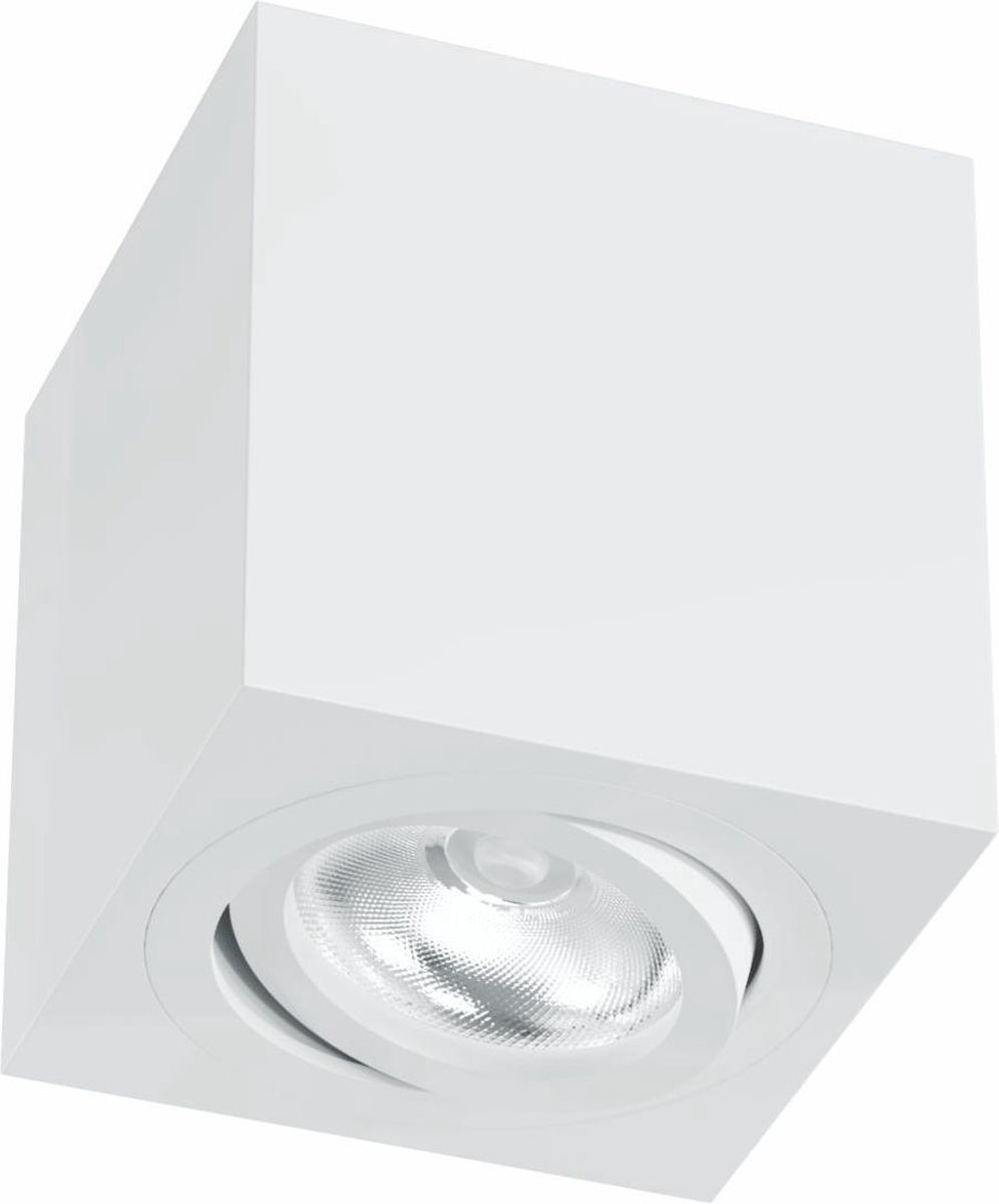 Opbouwspot GU10 Vierkant Zio 4482 - 8x8cm - GU10 - 1 lichtpunt - Wit